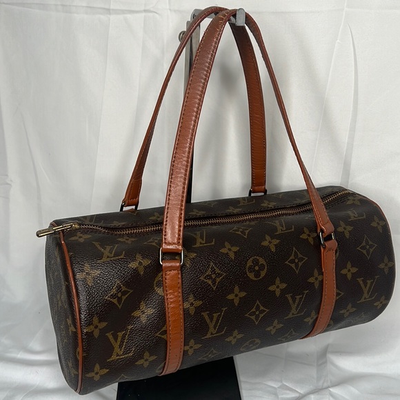 LOUIS VUITTON VINTAGE MONOGRAM PAPILLON 30 BARREL BAG - Picture 1 of 7
